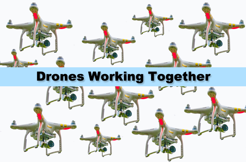 Drones Working Together: A Coordinated Effort