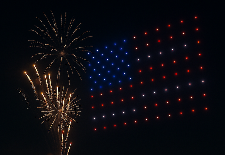 Many July 4th Celebrations Turn to Drones Amid Wildfire Concerns